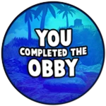 Completed Obby Roblox badge thumbnail
