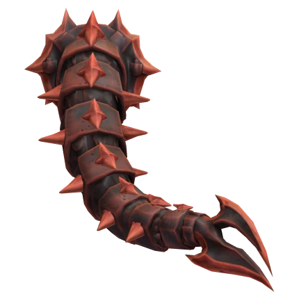 Crimson Black Halloween Demon Tail | Roblox Item - Rolimon's