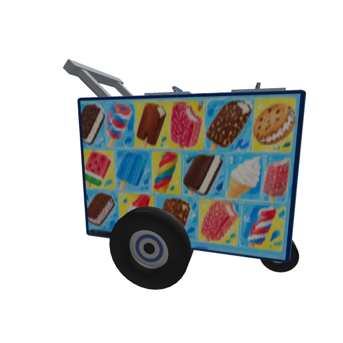 Popsicle vendor cart