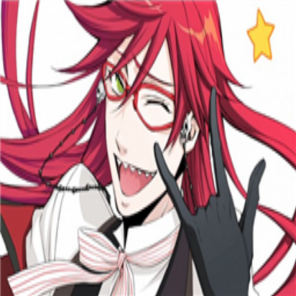 grell sutcliff from black butler Roblox decal