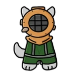 Diver Doggo Roblox badge thumbnail