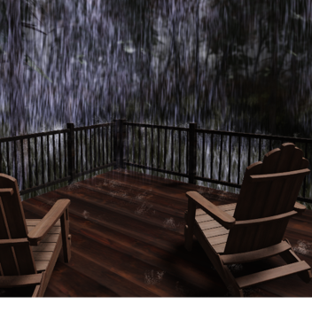 The Cabin In A Rainstorm