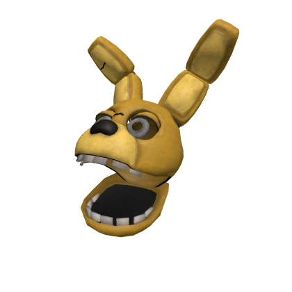 Open Masked Yellow Springbonnie Rabbit