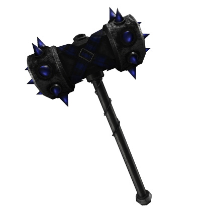 Gothic Emo Spiked Mournful Hammer (Sapphire)