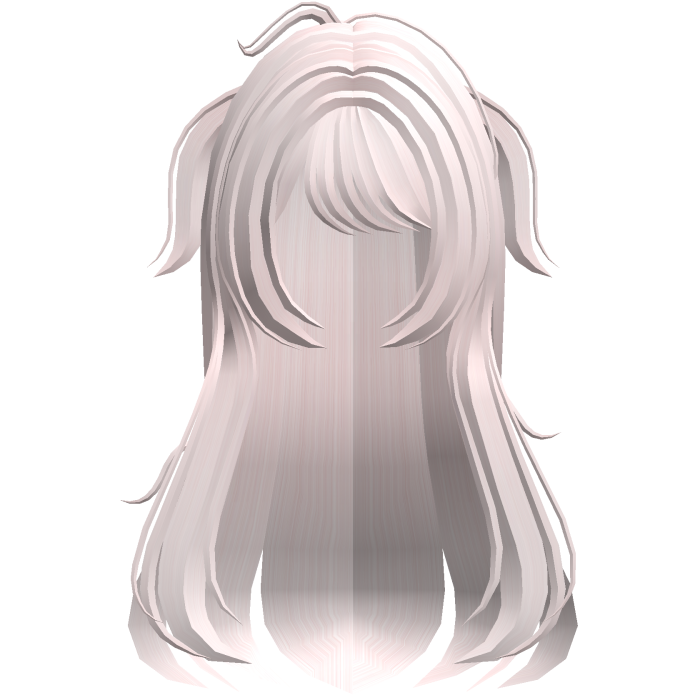 shy anime moe hair w side pigtails light pink