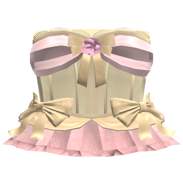 🎀 Coquette Ruffle Bow Corset Dress Royal Yellow