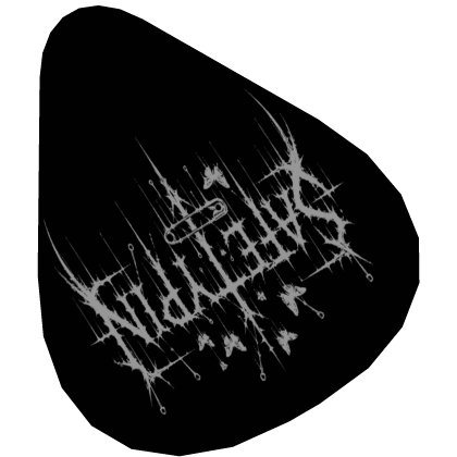 . ..🧷 safetypin black metal guitar pick Roblox item