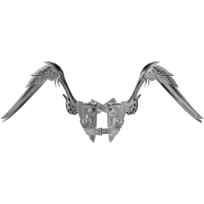 (Pt 1) Black/White Icarus Wings Shell (Addon) Roblox item