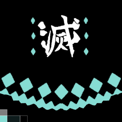 Shindo - Blue Cloak [Hooded Cloak] Roblox decal