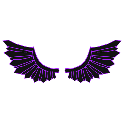 Cartoony Purple Wings Roblox item