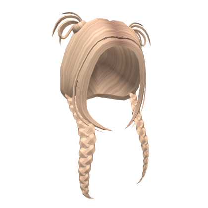 Frisky Pigtail Braids (blonde) Roblox item