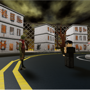 The old abandoned zombie city