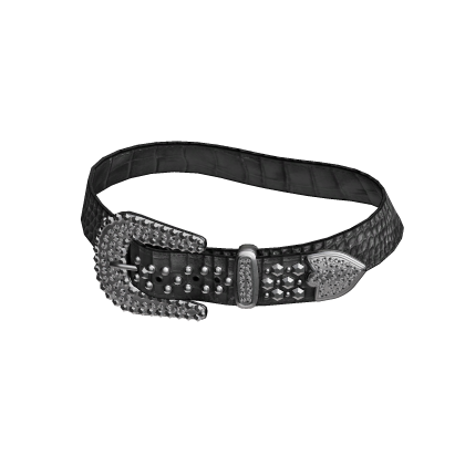Y2k Rhinestone Mc-bling Scene Black Belt thumbnail