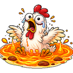 Lava Chicken Crafts