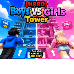 [HARD} Boys VS Girls Tower