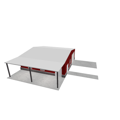 1 Car Garage with open side room