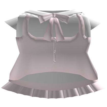 ꒰ ♡ ꒱ cute vest school girl dress in pink & white thumbnail
