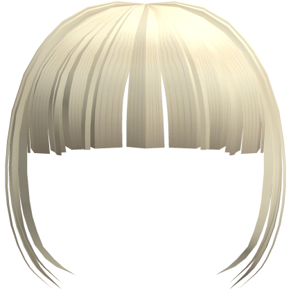 Blunt Bangs Pastel Blonde Roblox item