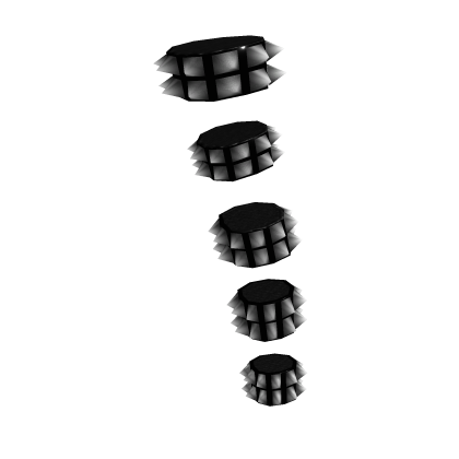 Leg Spikes Silver Left
