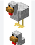 chicken fan group and brain rot group