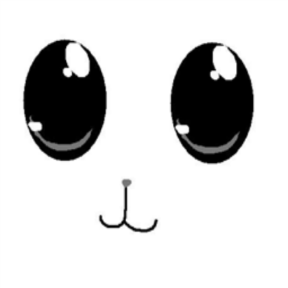 furry cat face Roblox decal