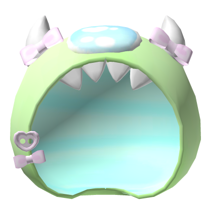 . ‿ ♡ monster inc green cute mike hood ! Roblox item