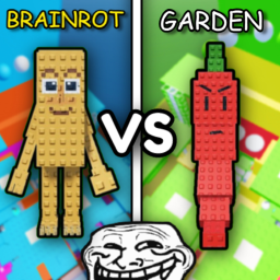 Brainrot vs Garden Tower 🧠🌻