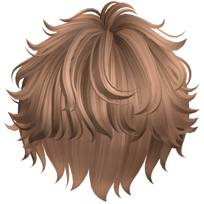 Soft Fluffy Anime Boy Hair (Honey) Roblox item