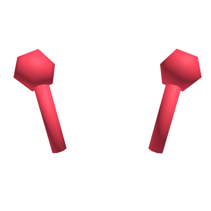 Alien Antenna Low Poly Pink