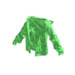 Y2K LOVE HEART GREEN JACKET