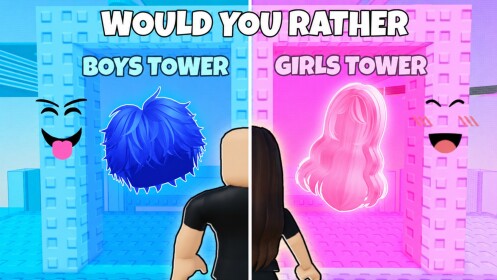 Would You Rather: Boys VS Girls Fashion Tower! 
