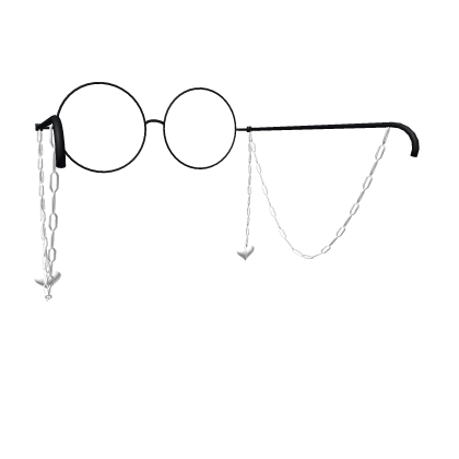 Glowing Heart Chain Glasses