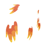 Blazing Phoenix Wing Feathers