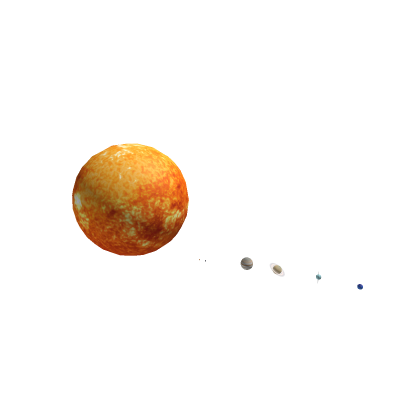 Solar System Real Size
