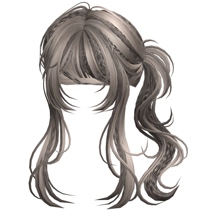 Messy Vamp Cyber Wolfcut Ponytail Ash Cheetah Roblox item