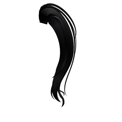 Ponytail Hair Extension (black) Roblox item