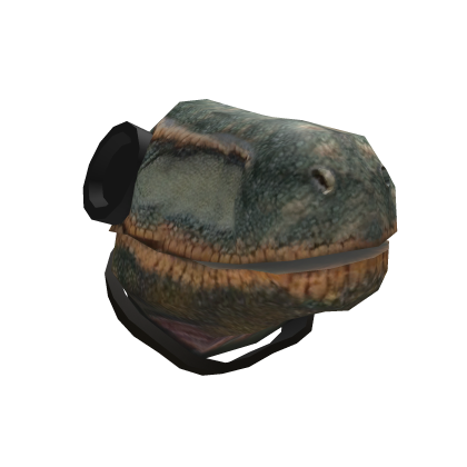 Green and Orange Dinosaur Hat Roblox item
