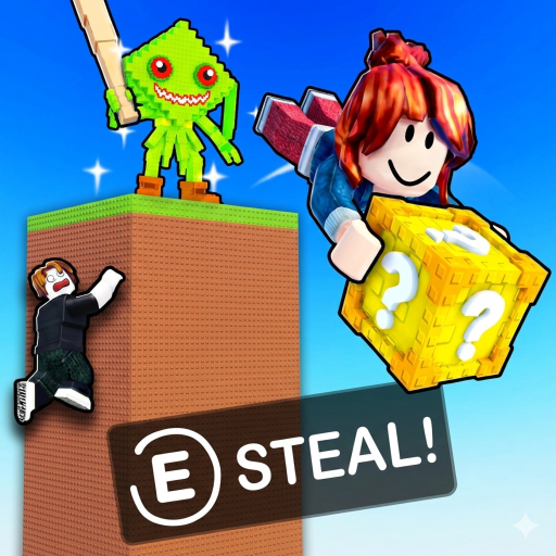 [UPD] Jump to Steal Lucky Blocks! Roblox game thumbnail