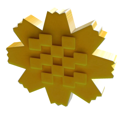 Kuwait Arfaj Flower Hair Clip