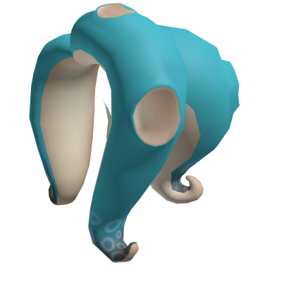 Extra-Curly Upper-Cups Tentacle Hair (Sky) Roblox item