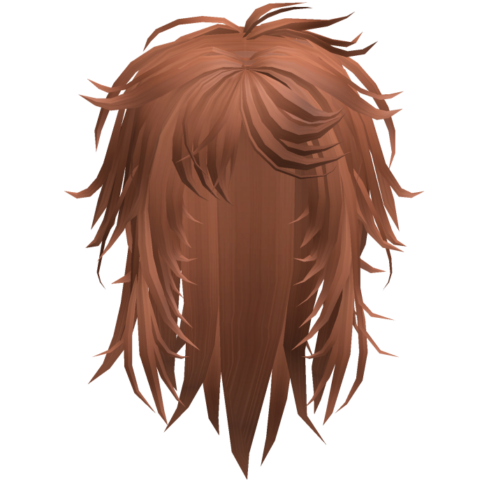 Vkei Long Messy Razor Cut Hair (Ginger)
