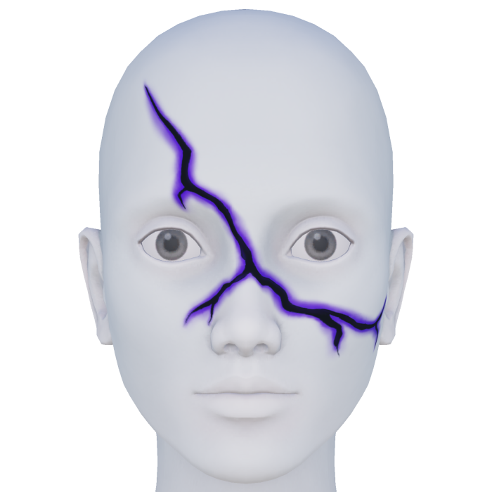 Purple Lightning Void Scar Right