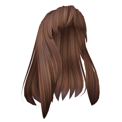 Long Brown Anime Hair Roblox item