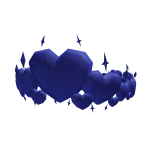 Mystic Midnight Heart Crown