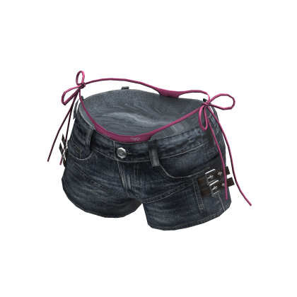 💗Y2K VINTAGE LAYERED SHORTS_DARK BLUE thumbnail