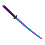 Solid Blue Katana
