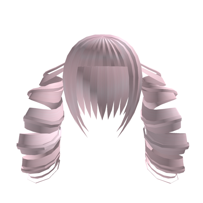 Long Curly Goth Pigtails pink
