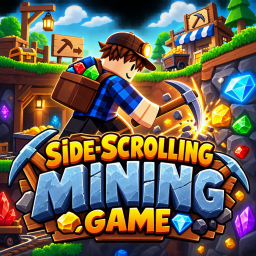 Side-scrolling mining game