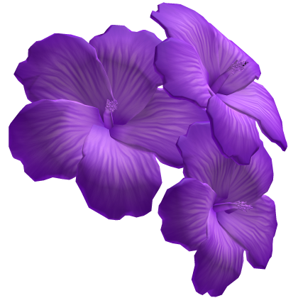 Summer Hibiscus Flowers Trio Hair Roblox item