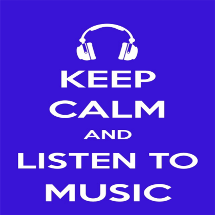 Keep Calm and Listen to Music 🎵 Roblox decal